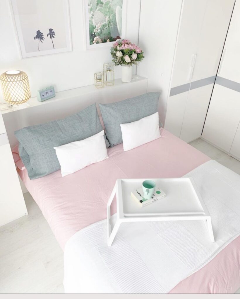 White bed tray Ofmax Homes